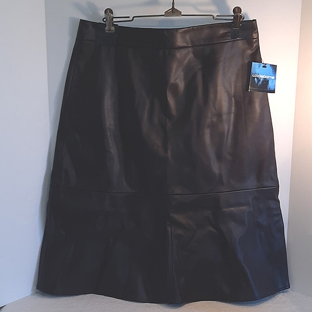 Nwt Worthington Faux Leather Skirt